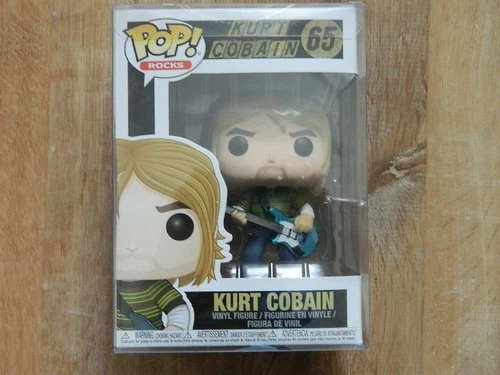 New Nirvana 2017 Funko Pop Rocks Kurt Cobain Teen Spirit #65 NM/MT Vaulted