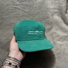 Vintage 80s Churchill Downs Kentucky Derby Trucker Snapback Hat Green Louisville