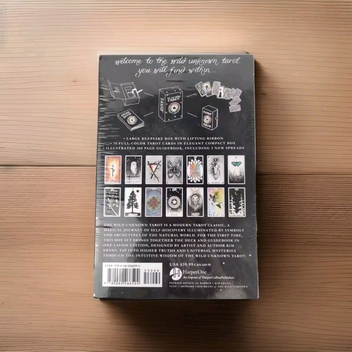 The Wild Unknown Tarot Deck & Guidebook Box Set By Kim Krans New