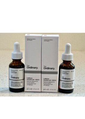 2 ~ THE ORDINARY Caffeine Solution 5% + EGCG - 30 mL / 1 fl oz - Authentic