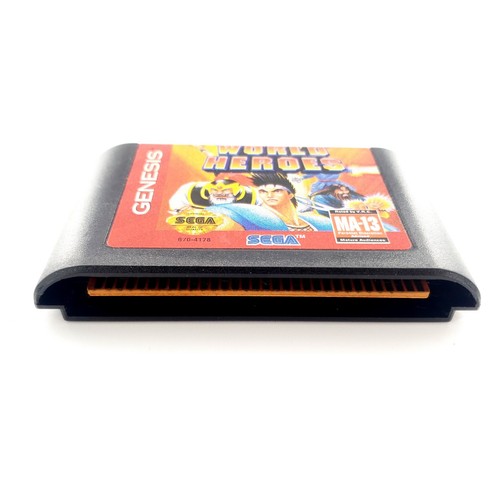 World Heroes (Sega Genesis, 1994) autentico completo testato e funzionante - Foto 5 di 14