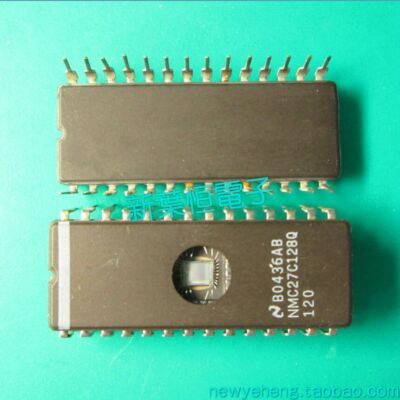 NMC27C128Q-120 CDIP-28 NSC Semi-new Ultraviolet Erased Ceramic Direct Insertion