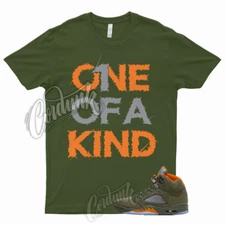 5 Olive Army Solar Orange Black Retro Green Sequoia T Shirt to Match 1OAK Jordan