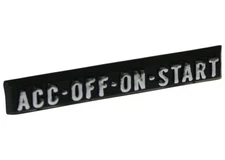 67-72 Chevy/GMC C10 Truck Ignition Switch Indicator ACC-OFF-ON-START Emblem