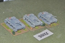 15mm WW2 / german - 3 tanks (plastic) - vehicles (36655)