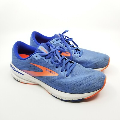 Brooks Ravenna 11 Womens Blue Pink Running Athletic Sneakers Size