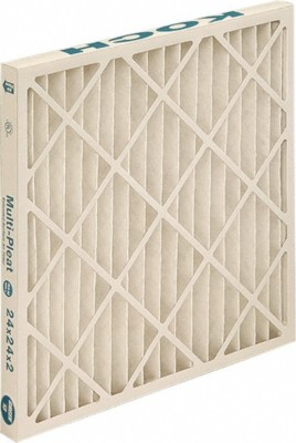 Made in USA 16'' x 25'' x 2'', 80 to 85% Efficiency, Wire-Backed Pleated Air Fil...