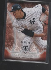 MASAHIRO TANAKA 2015 TOPPS TRIPLE THREADS AMBER CARD #45  /125