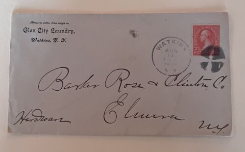 1898 Cover Glen City Laundry Watkins New York