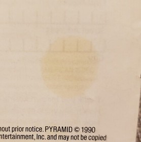 Pyramid - Nintendo Nes - Instruction Manual Only - American Video Entertainment
