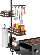 BORISI Griddle Caddy for Blackstone Griddle Accessories, BBQ Grill Caddy with Pa