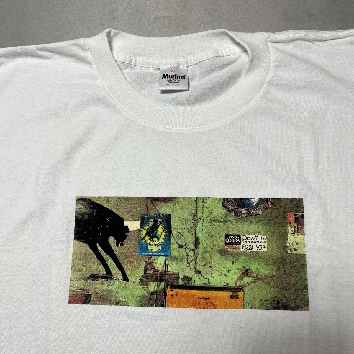Vintage 90s A Time to Kill Movie Promo T Shirt King Cobra Malt 