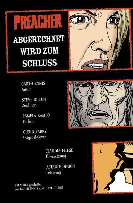 Thumbnail - Preacher 09 - Abgerechnet Wird Zum Schluss | Garth Ennis, Steve Dillon
