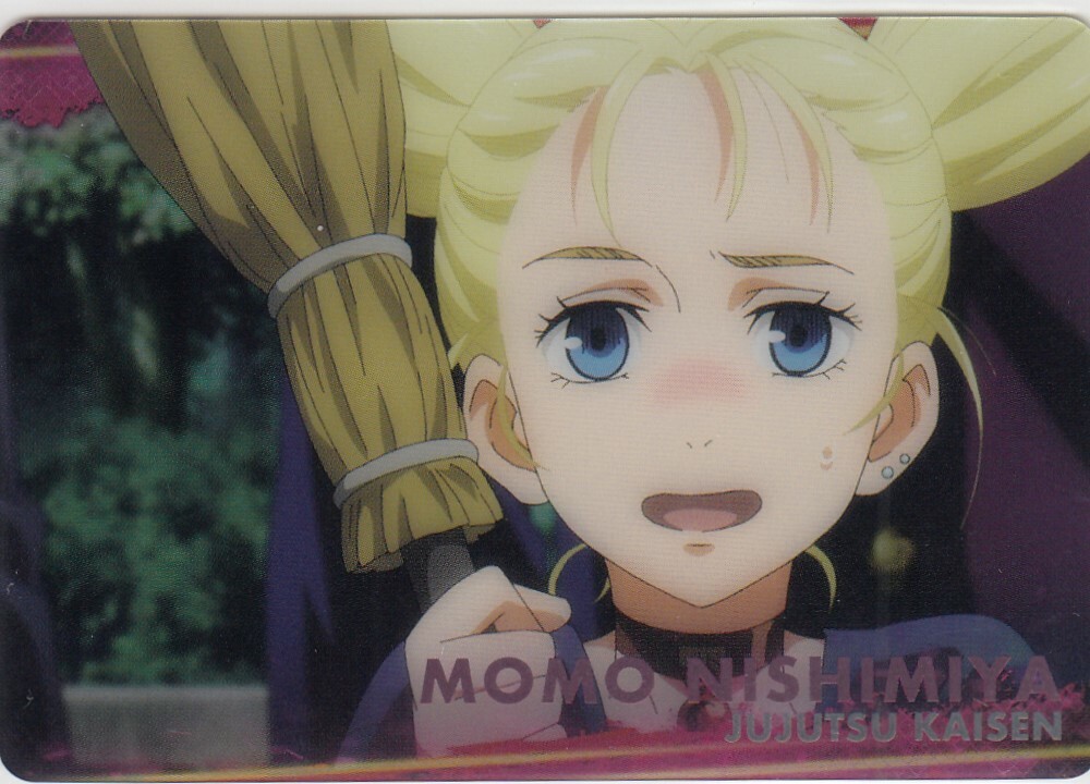 No.17 MOMO NISHIMIYA Jujutsu Kaisen Metal Card Collection BANDAI
