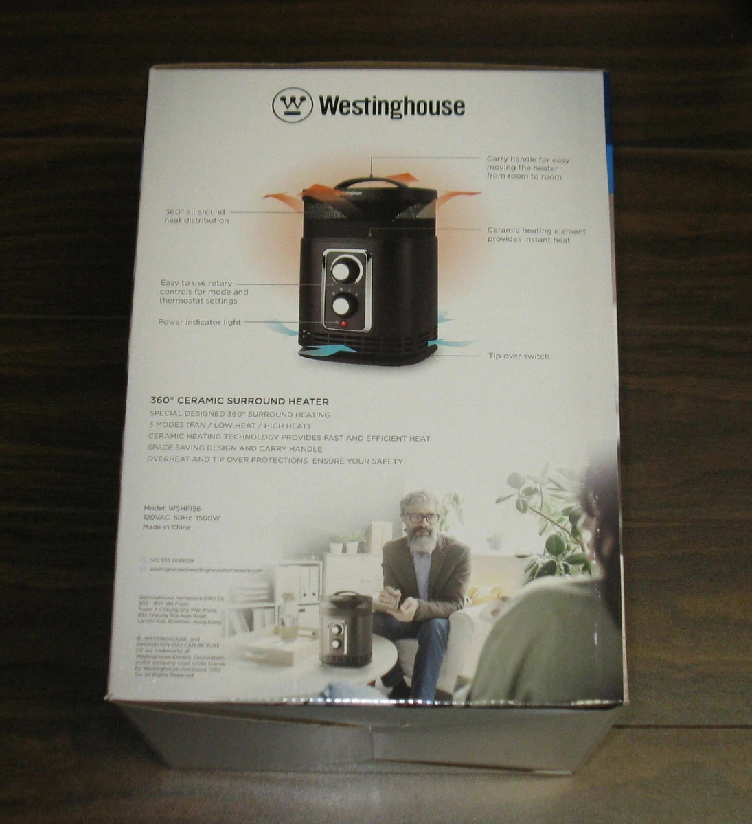 Westinghouse Portable Ceramic Surround Heater MB FREE SHIPPING | eBay
