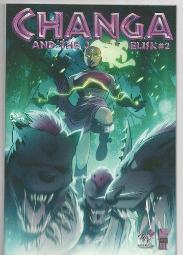 Robert Jeffrey II - 3er Set signierte Comics; Changa und der Jade Obelisk 1-3 - Bild 3 von 6