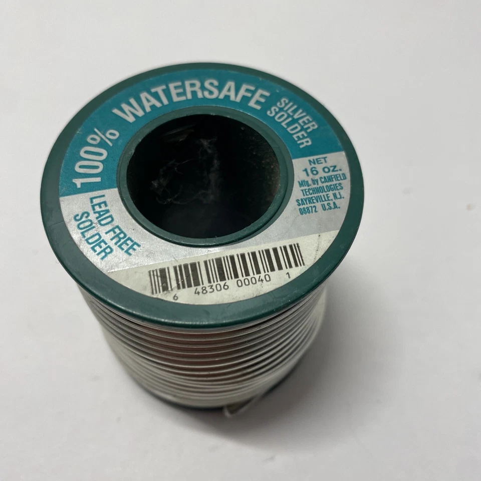 Carrete Canfield 100 % resistente al agua sin plomo 0,125 pulgadas de diámetro Lote de 3 Soldaduras Plata Nuevas Foto 4 de 4