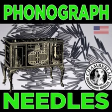 100 Phonograph LOUD TONE NEEDLES pack for Gramophones VICTROLAS record players