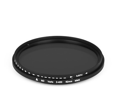 dHD DIGITAL Marken Variabler Fader ND2 - ND400 Filter 62mm Graufilter 62 mm 