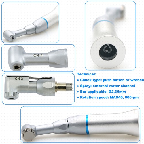 COXO Dental Handstück Fiber Optic High Speed Turbine LED Low Speed Winkelstück - Picture 161 of 216