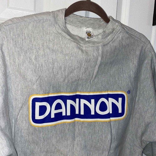 Vintage Medaallion Go for the Gold ""Dannon"" Joghurt Sweatshirt Größe M selten - Bild 2 von 4
