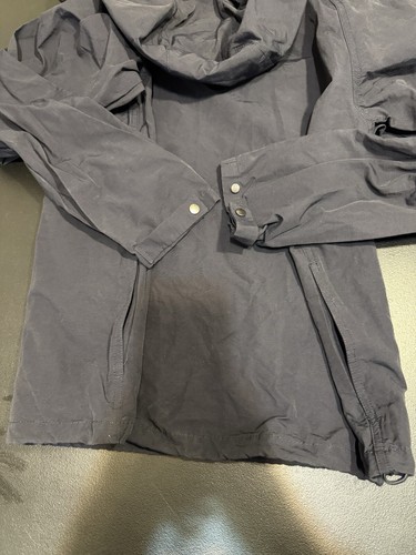 H&M Black Anorak Pullover Jacket Medium - Picture 7 of 9