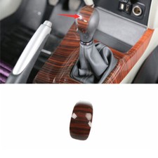 Cubierta de palanca de cambios central de madera de melocotón para Honda Civic 2012-2014