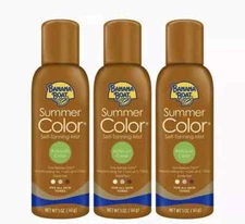 Banana Boat Summer Color Self Tanning Mist All Skin Tones 3 Pack 5 oz. each. 