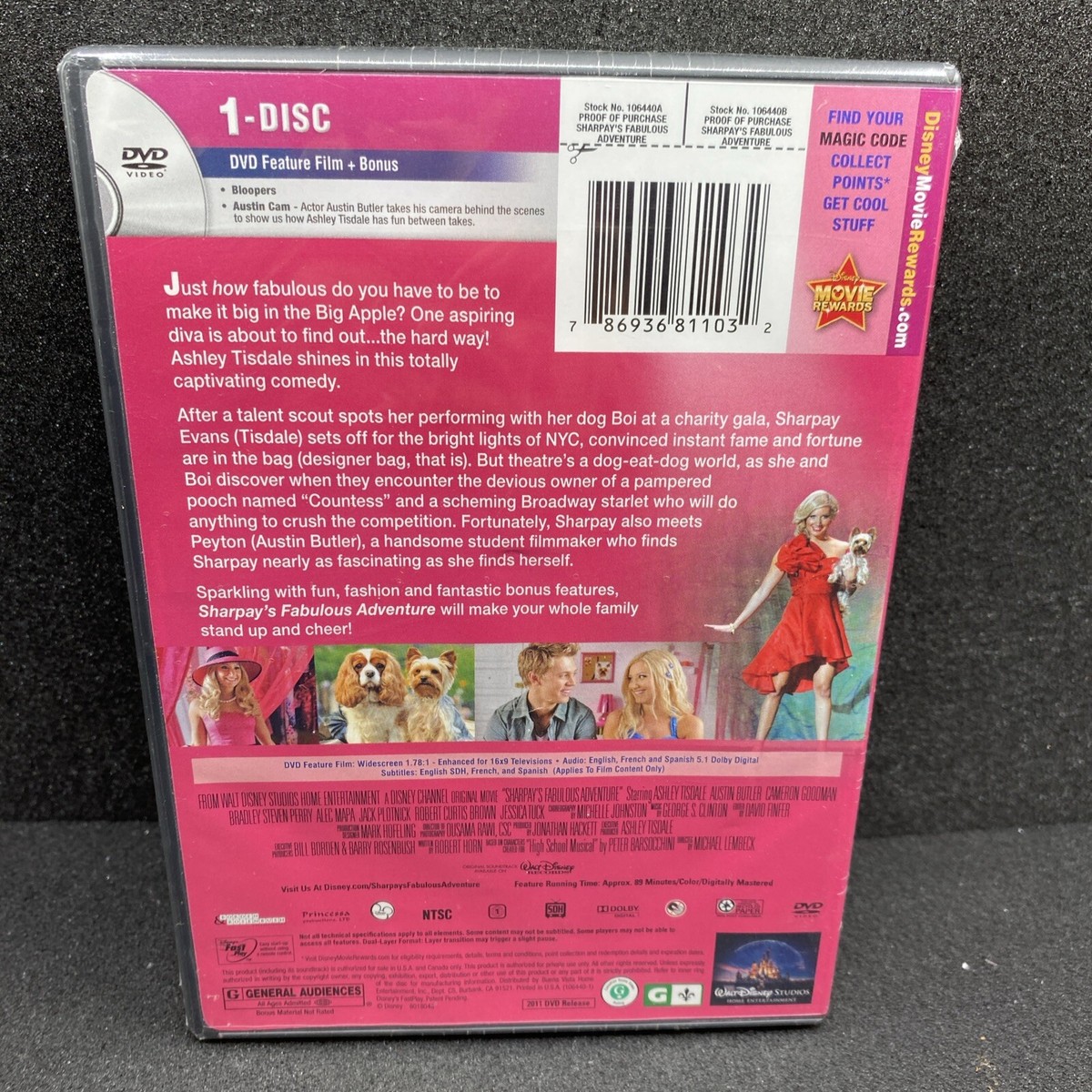 Walt Disney Studios Sharpay's Fabulous Adventure DVD - 2011