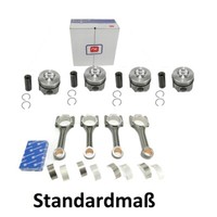 4X Kolben Standard Ø79,50+Pleuel+Lager FüR VW 1.6 TDI DBK CXX 130050060900 04L10