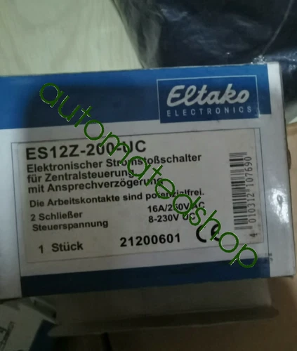 Relé de pulso 1 pieza nuevo-caja abierta es12z-200-uc 8-230v vía FedEx o DHL - Imagen 1 de 2