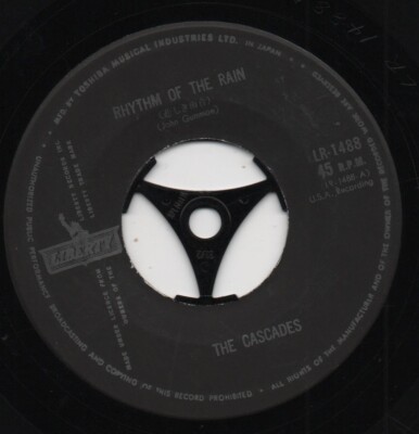 THE CASCADES rhythm of the rain*the last leaf 1966 JAPAN 7'' REISSUE 45