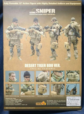 1/6 scale figure USMC Desert Sniper Hot Toys Used Rare Japan | eBay