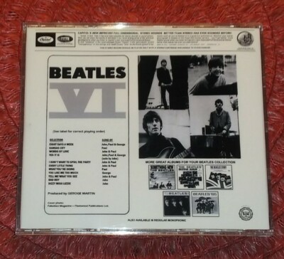 Beatles VI [Slipcase] by The Beatles (CD, Jan-2014, Capitol) for