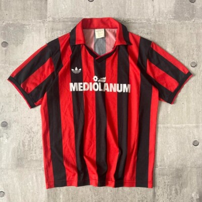 AC Milan 1990 1991 Medium jersey Football Shirt Maglia Adidas Van