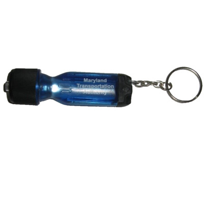 MTA Flashlight Keychain Blue Maryland Transit Authority