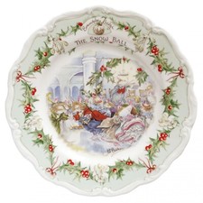 Royal Doulton Brambly Hedge Plate Snow Ball - 8 Inch