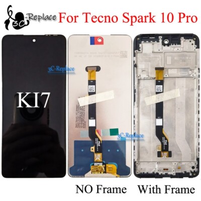 6.78 Inch For Tecno Spark 10 Pro KI7  LCD Display Touch Screen Assembly
