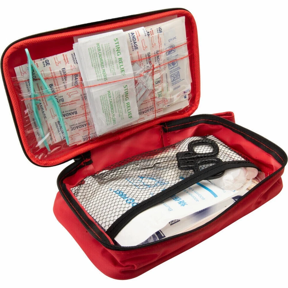 Kit de primeros auxilios de viaje portátil TUSK motocicleta moto Yamaha YZFR1 YZ WR VStar Foto 4 de 4