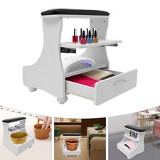 Foot Rest Pedicure Manicure Funiture Footbath Stool with Wheels, Trolley