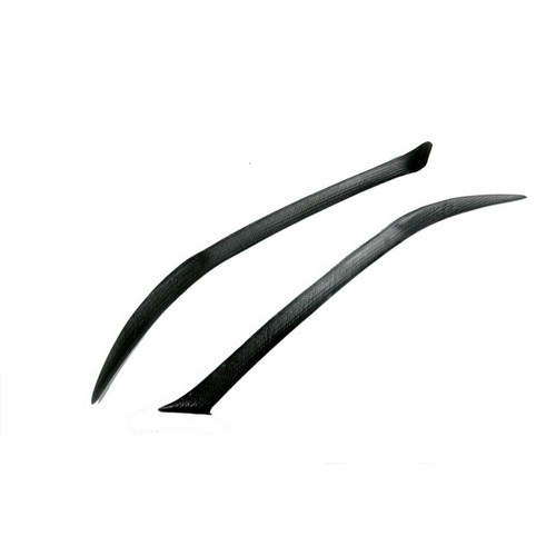 Carbon Fiber Headlight Cover Eyebrows Eyelid Trim Sticker For Honda Stream 07-11 - Picture 5 of 12