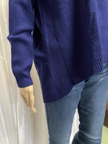PURE wool/ cashmere blend crew neck sweater - Picture 3 of 5