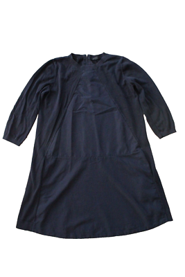 COS Tone on Tone A-Line Mini Dress FLAW SMALL SIZE BLUE | eBay