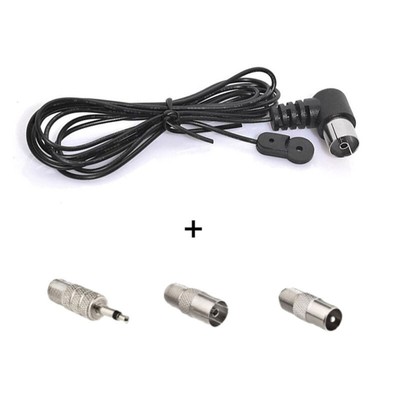 HiFi Indoor Stere FM Radio Antenna AM FM Radio Aerial Receiving Antenna+Adapter