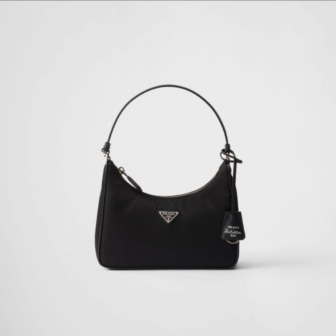 Prada Re-Edition 2005 Nylon Mini Bag Silver Hardware Used