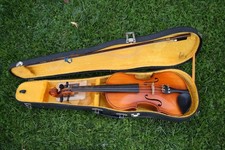 Vintage Suzuki 4/4 Größe Geige mit Bogen Japan Made mit Koffer 220 TOP