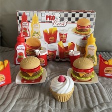 Écoiffier Pro Cook set nourriture plastique 2601 burgers frites condiments