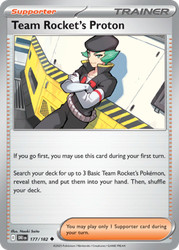 Team Rocket's Proton 177/182 Destined Rivals