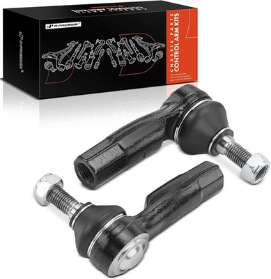 2 X Front Outer Tie Rod Ends, Compatible with Volkswagen Jetta, Passat, Golf (R