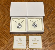 Harmoni EMF Pendant Protection Necklace Stainless Steel Small 20mm Set of 2 